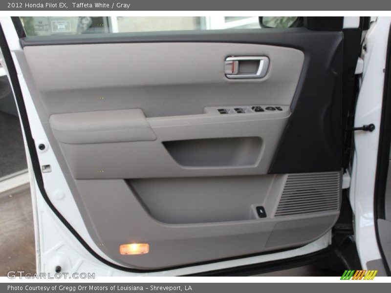 Taffeta White / Gray 2012 Honda Pilot EX