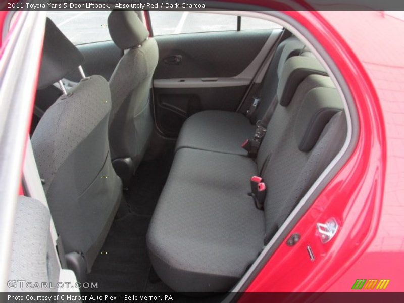 Absolutely Red / Dark Charcoal 2011 Toyota Yaris 5 Door Liftback