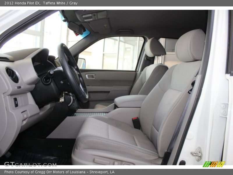Taffeta White / Gray 2012 Honda Pilot EX