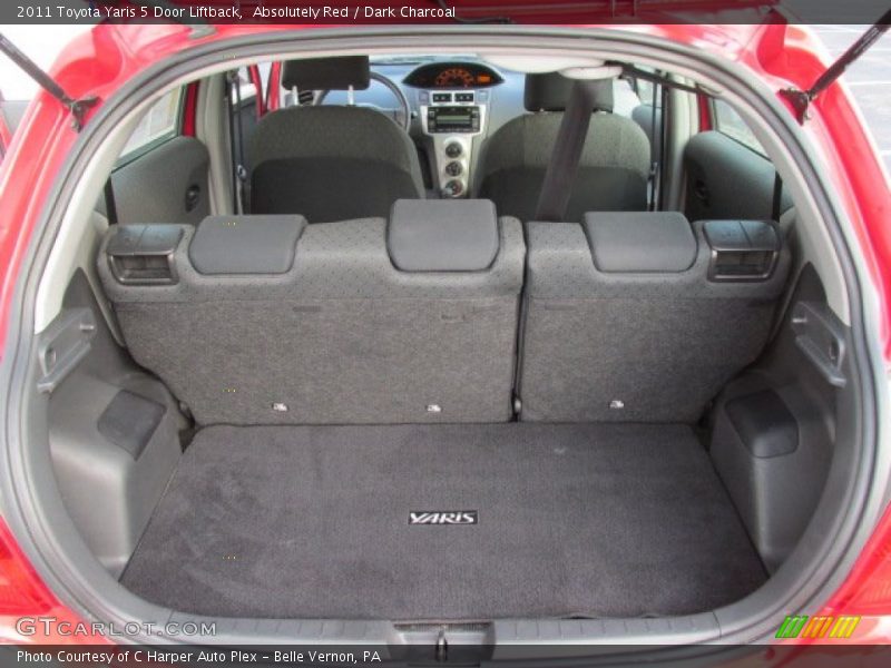 Absolutely Red / Dark Charcoal 2011 Toyota Yaris 5 Door Liftback