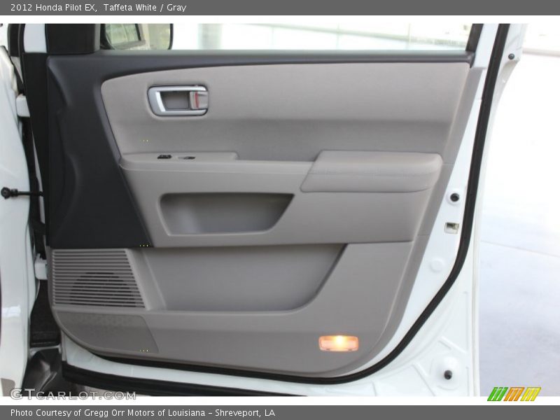 Taffeta White / Gray 2012 Honda Pilot EX