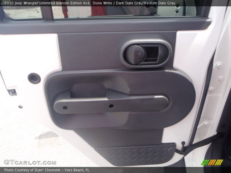 Stone White / Dark Slate Gray/Medium Slate Gray 2010 Jeep Wrangler Unlimited Islander Edition 4x4