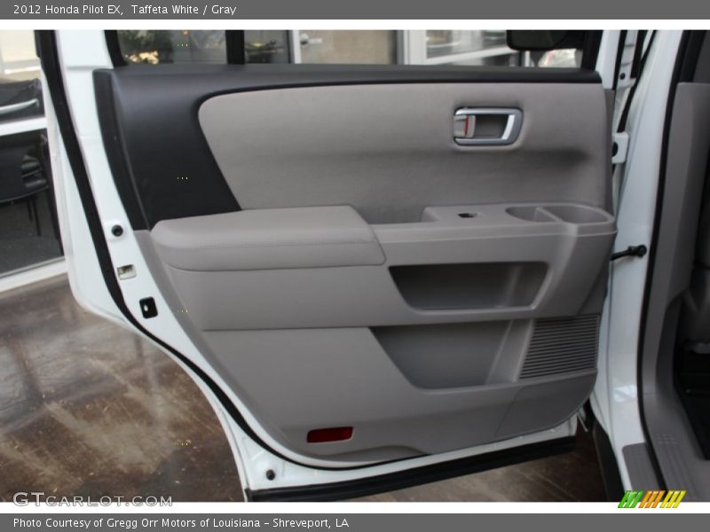 Taffeta White / Gray 2012 Honda Pilot EX