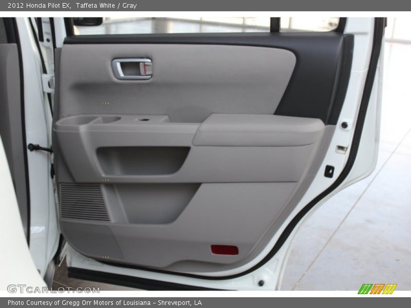 Taffeta White / Gray 2012 Honda Pilot EX