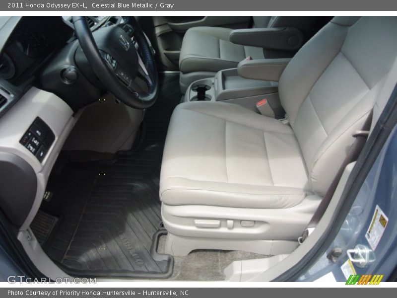 Celestial Blue Metallic / Gray 2011 Honda Odyssey EX-L