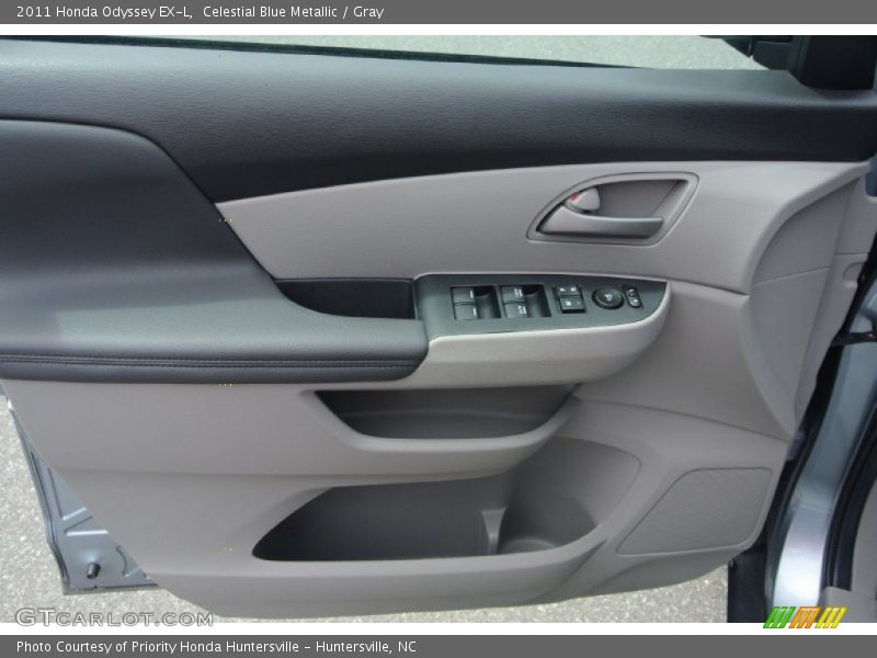 Celestial Blue Metallic / Gray 2011 Honda Odyssey EX-L