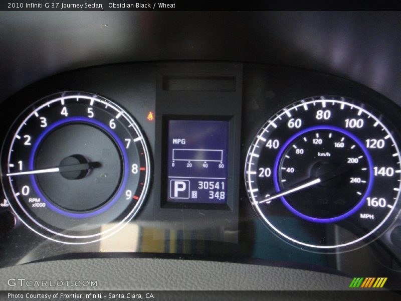 Obsidian Black / Wheat 2010 Infiniti G 37 Journey Sedan