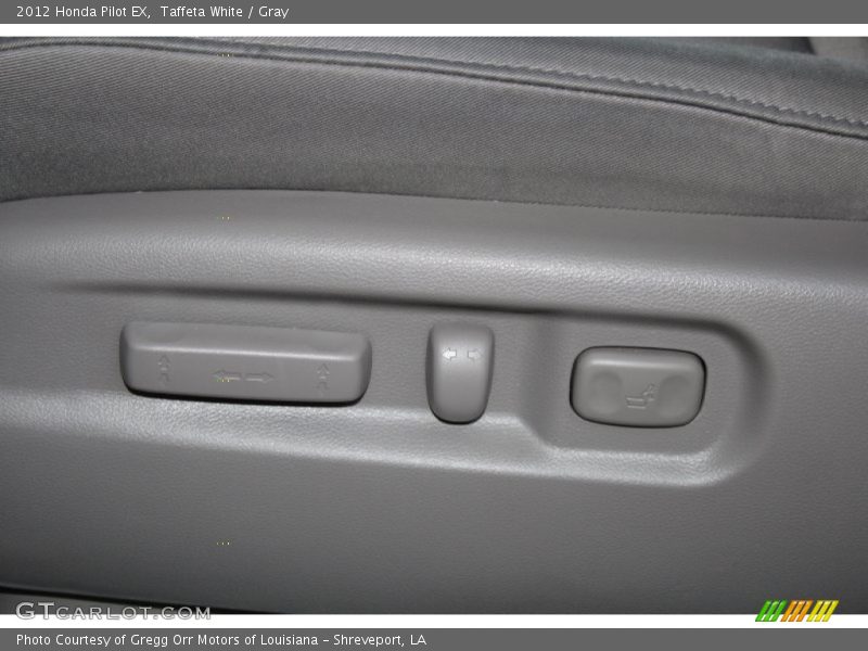 Taffeta White / Gray 2012 Honda Pilot EX