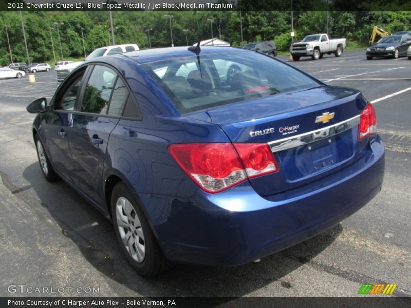Blue Topaz Metallic / Jet Black/Medium Titanium 2013 Chevrolet Cruze LS