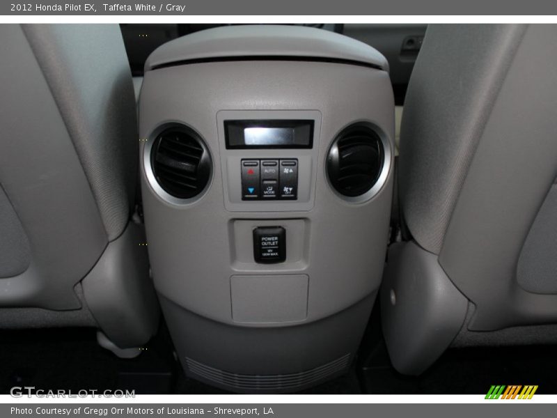 Taffeta White / Gray 2012 Honda Pilot EX