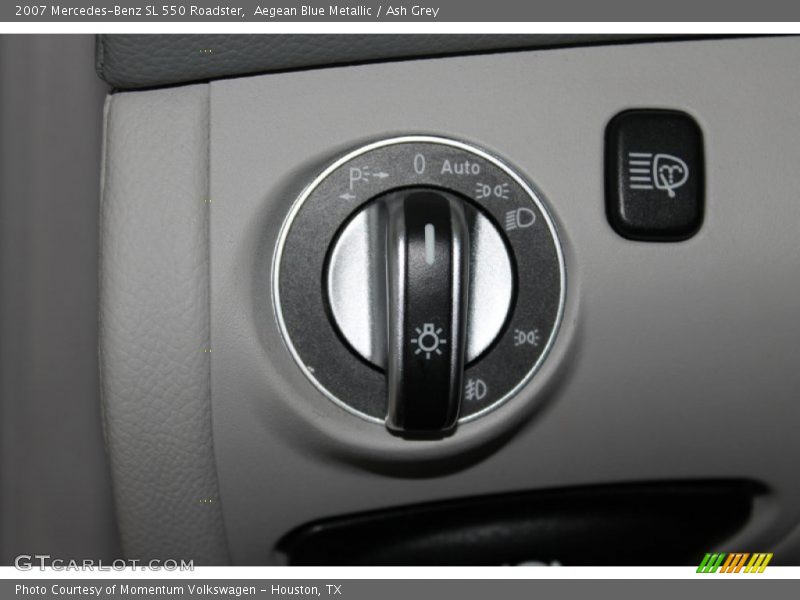 Aegean Blue Metallic / Ash Grey 2007 Mercedes-Benz SL 550 Roadster