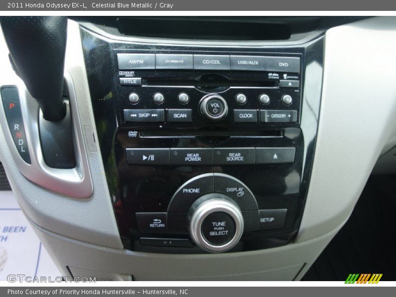Celestial Blue Metallic / Gray 2011 Honda Odyssey EX-L