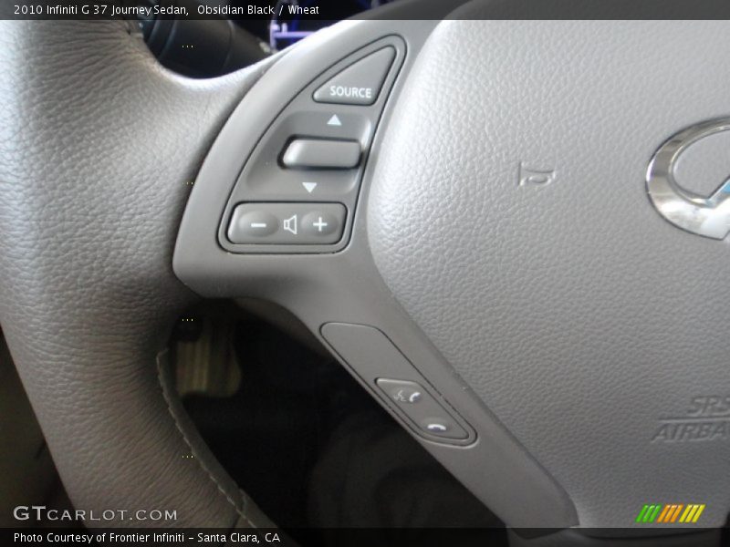 Obsidian Black / Wheat 2010 Infiniti G 37 Journey Sedan