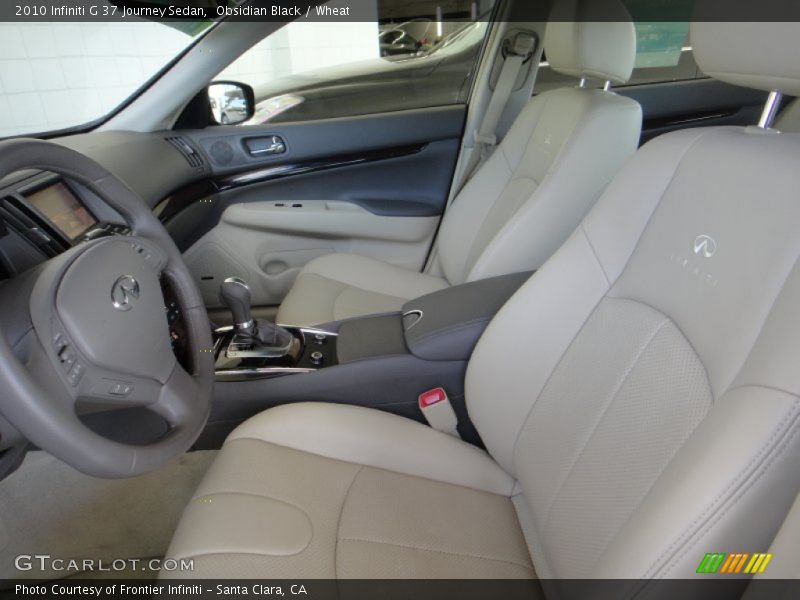 Obsidian Black / Wheat 2010 Infiniti G 37 Journey Sedan