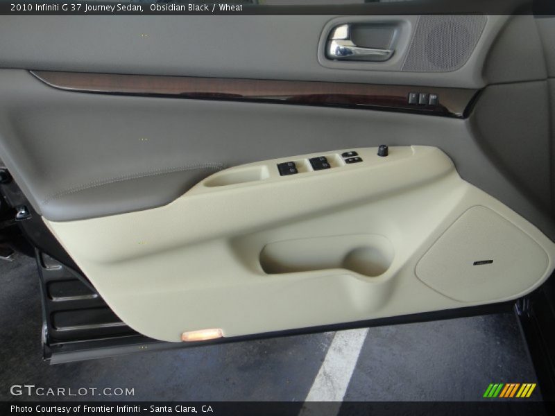 Obsidian Black / Wheat 2010 Infiniti G 37 Journey Sedan