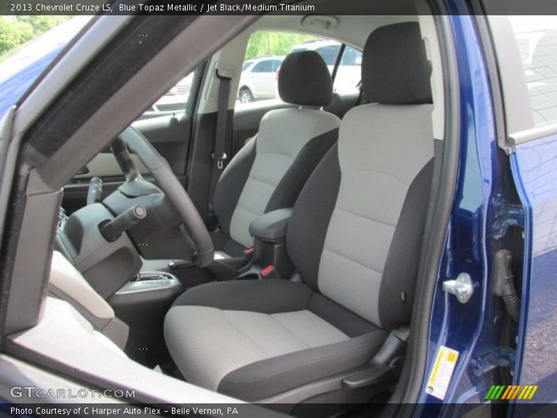 Blue Topaz Metallic / Jet Black/Medium Titanium 2013 Chevrolet Cruze LS