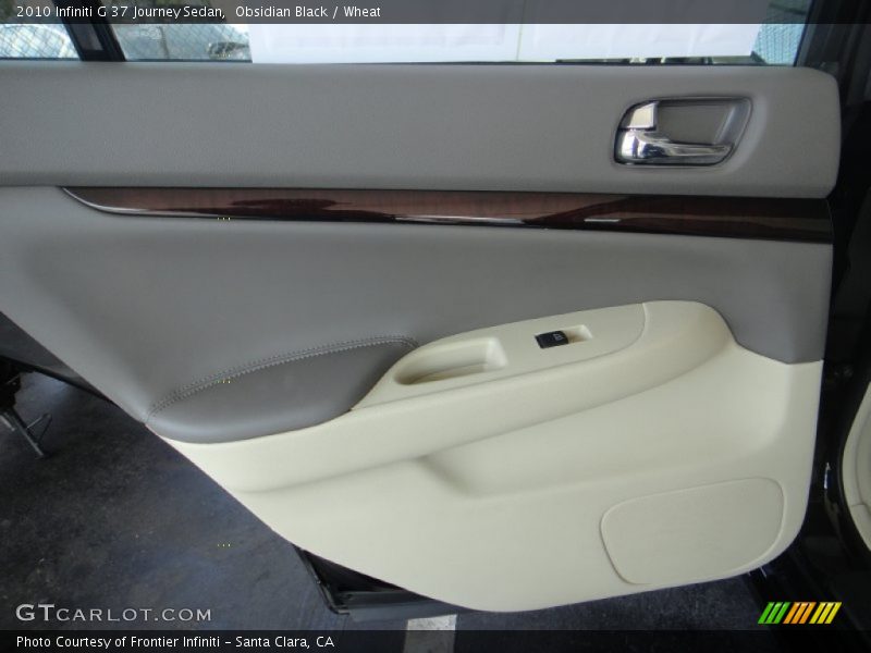 Obsidian Black / Wheat 2010 Infiniti G 37 Journey Sedan