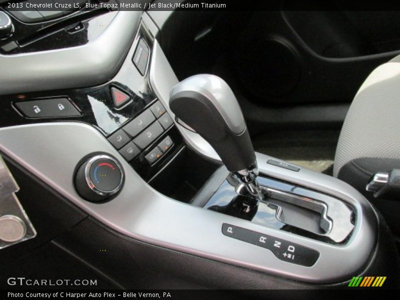Blue Topaz Metallic / Jet Black/Medium Titanium 2013 Chevrolet Cruze LS