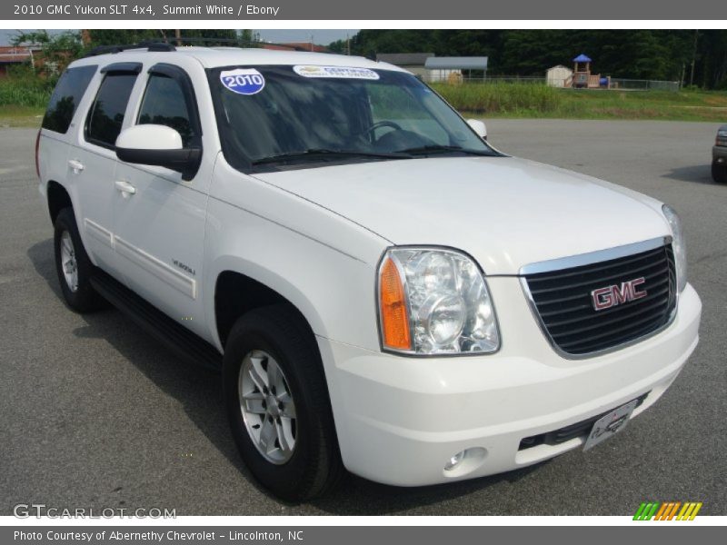 Summit White / Ebony 2010 GMC Yukon SLT 4x4