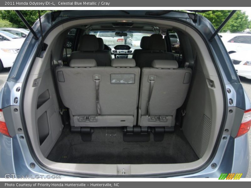 Celestial Blue Metallic / Gray 2011 Honda Odyssey EX-L