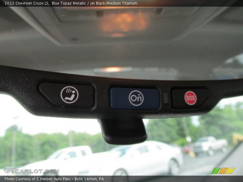 Blue Topaz Metallic / Jet Black/Medium Titanium 2013 Chevrolet Cruze LS