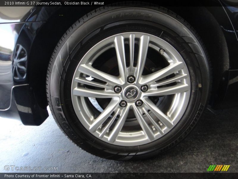 Obsidian Black / Wheat 2010 Infiniti G 37 Journey Sedan