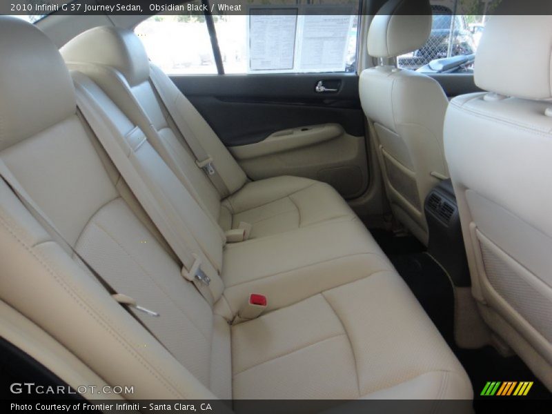 Obsidian Black / Wheat 2010 Infiniti G 37 Journey Sedan