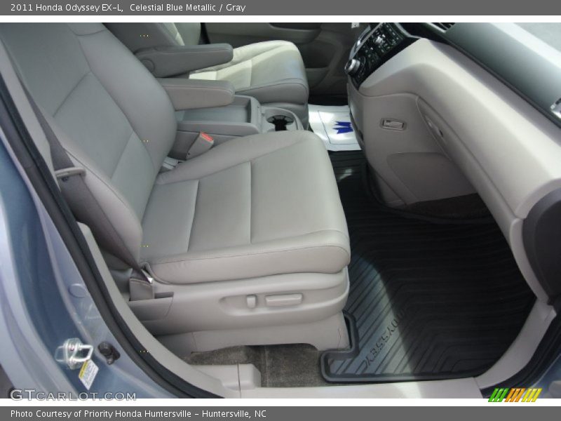 Celestial Blue Metallic / Gray 2011 Honda Odyssey EX-L