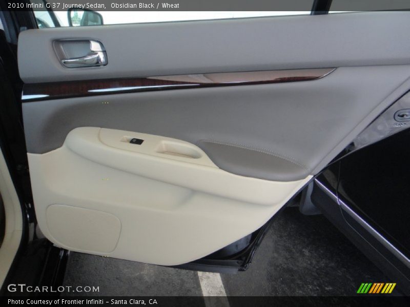 Obsidian Black / Wheat 2010 Infiniti G 37 Journey Sedan