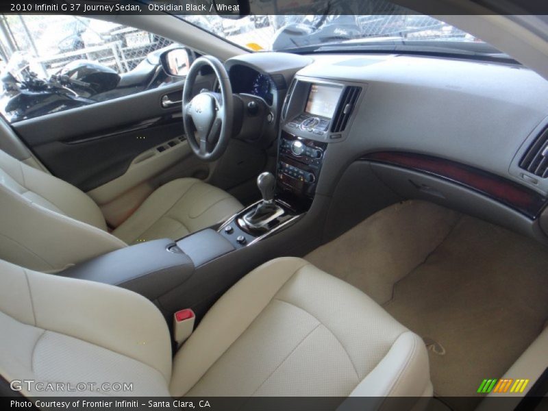 Obsidian Black / Wheat 2010 Infiniti G 37 Journey Sedan