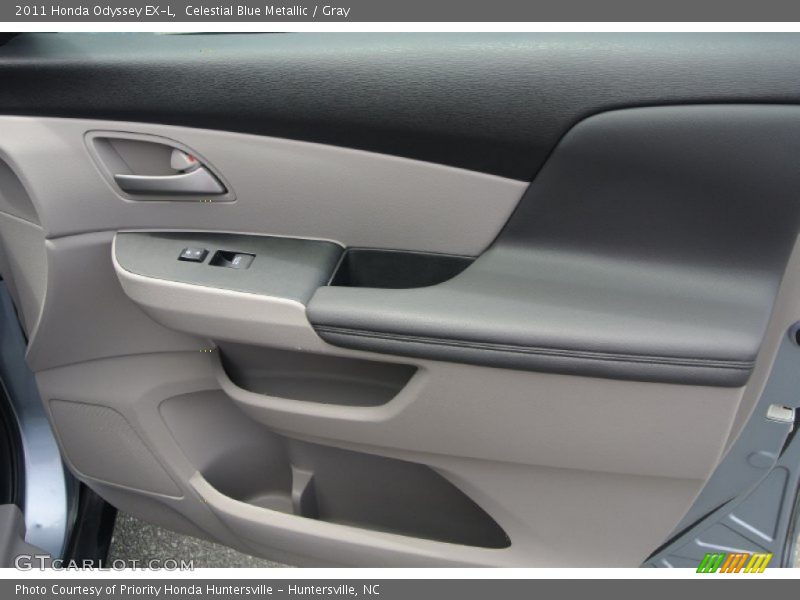 Celestial Blue Metallic / Gray 2011 Honda Odyssey EX-L