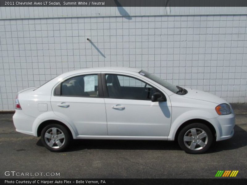 Summit White / Neutral 2011 Chevrolet Aveo LT Sedan