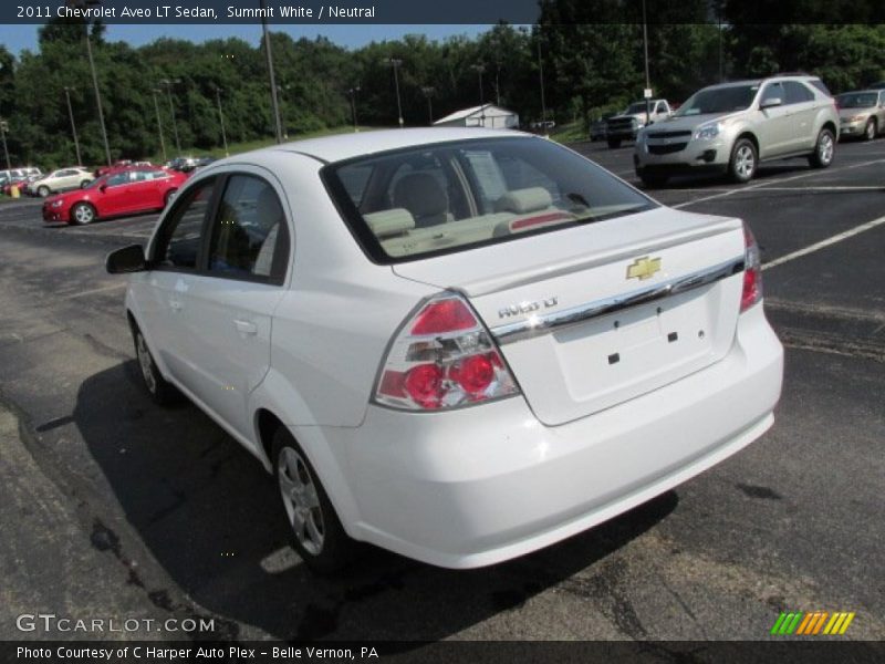 Summit White / Neutral 2011 Chevrolet Aveo LT Sedan