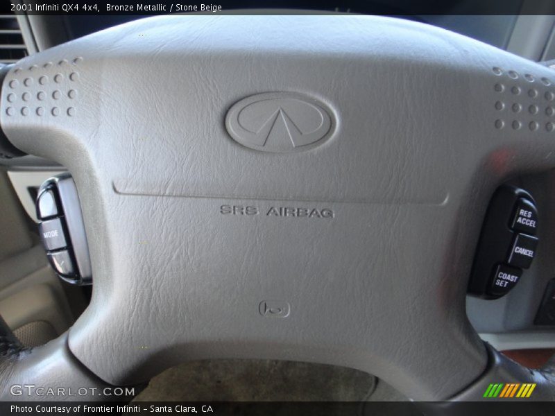 Bronze Metallic / Stone Beige 2001 Infiniti QX4 4x4