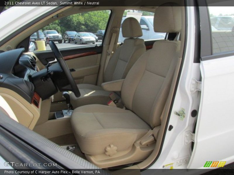Summit White / Neutral 2011 Chevrolet Aveo LT Sedan