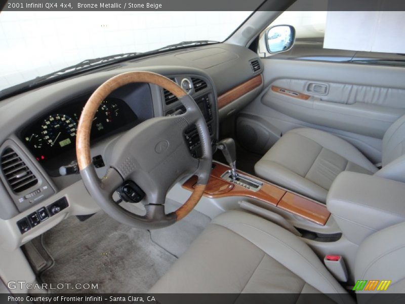 Bronze Metallic / Stone Beige 2001 Infiniti QX4 4x4