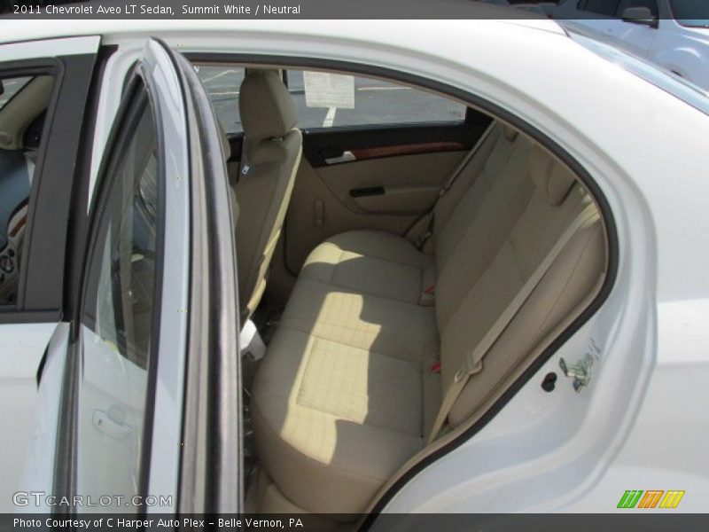 Summit White / Neutral 2011 Chevrolet Aveo LT Sedan