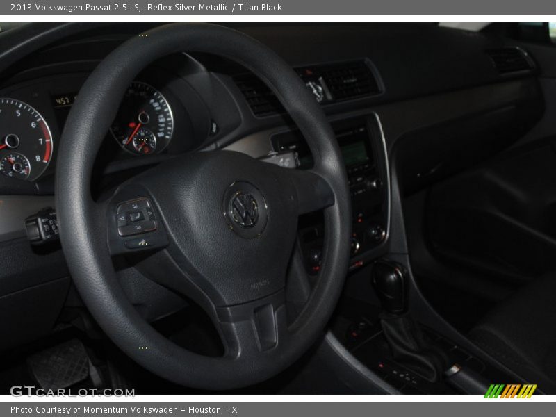 Reflex Silver Metallic / Titan Black 2013 Volkswagen Passat 2.5L S