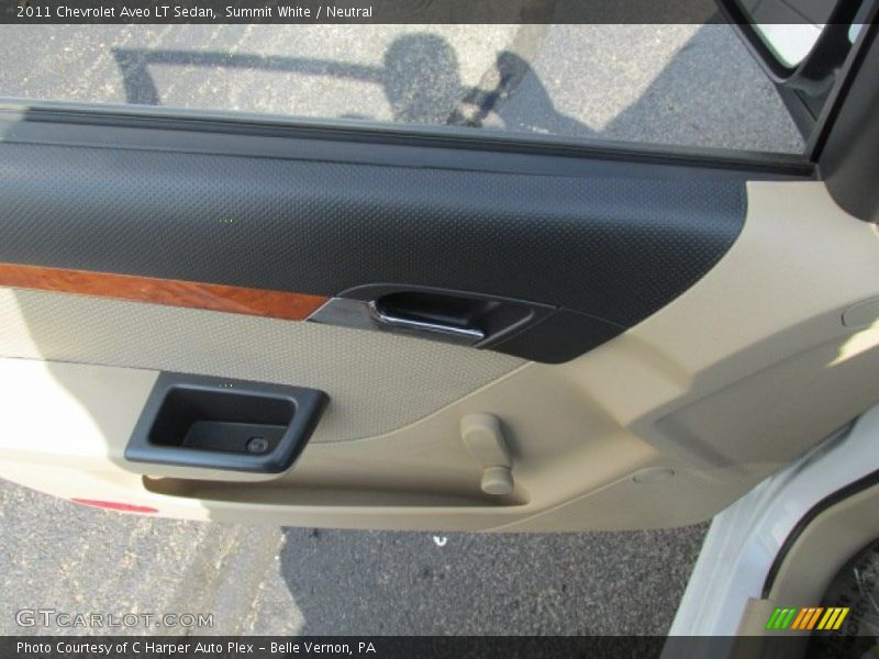 Summit White / Neutral 2011 Chevrolet Aveo LT Sedan