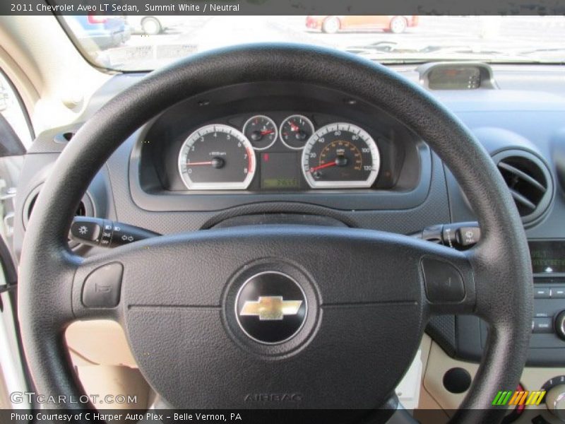 Summit White / Neutral 2011 Chevrolet Aveo LT Sedan