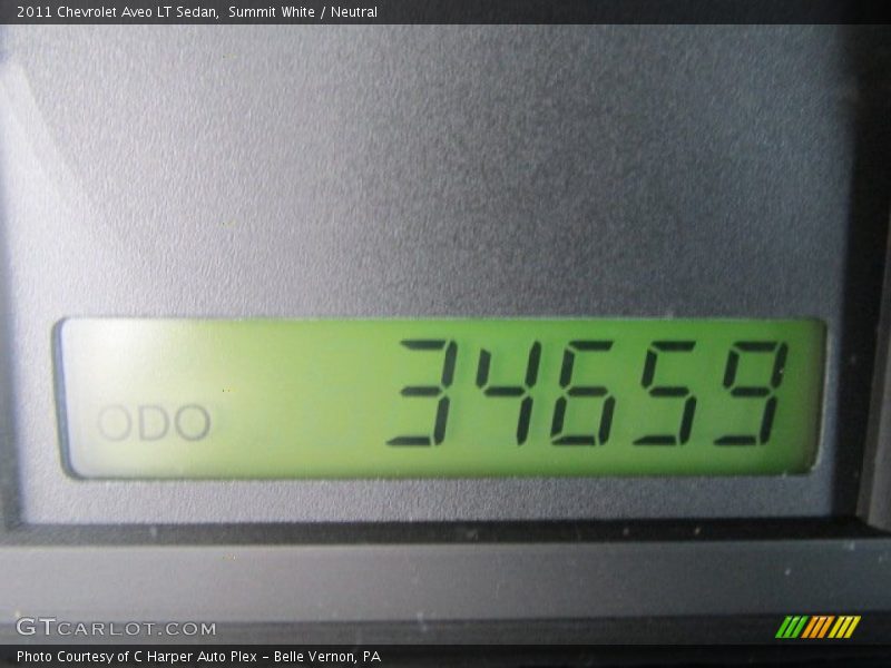 Summit White / Neutral 2011 Chevrolet Aveo LT Sedan