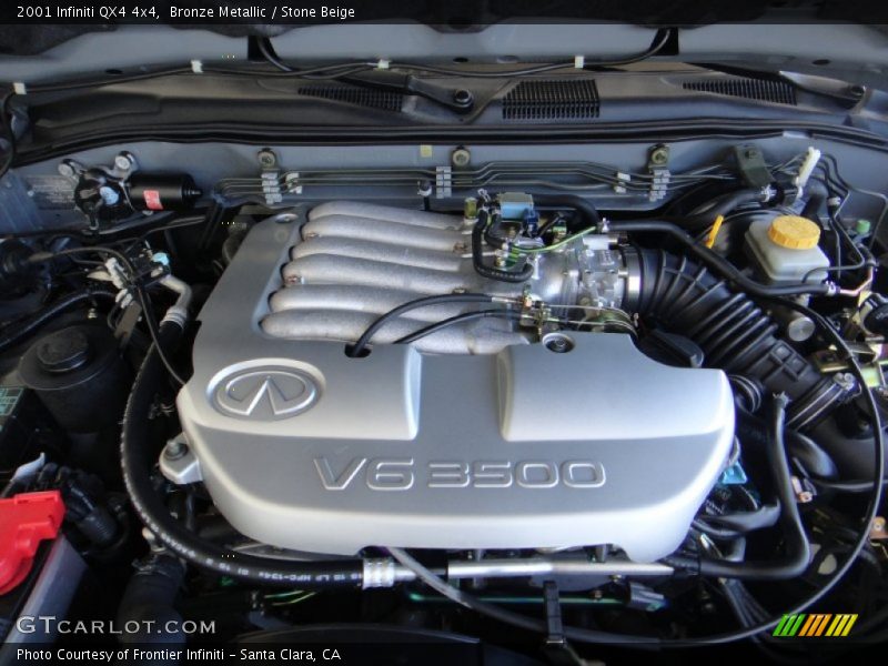 Bronze Metallic / Stone Beige 2001 Infiniti QX4 4x4