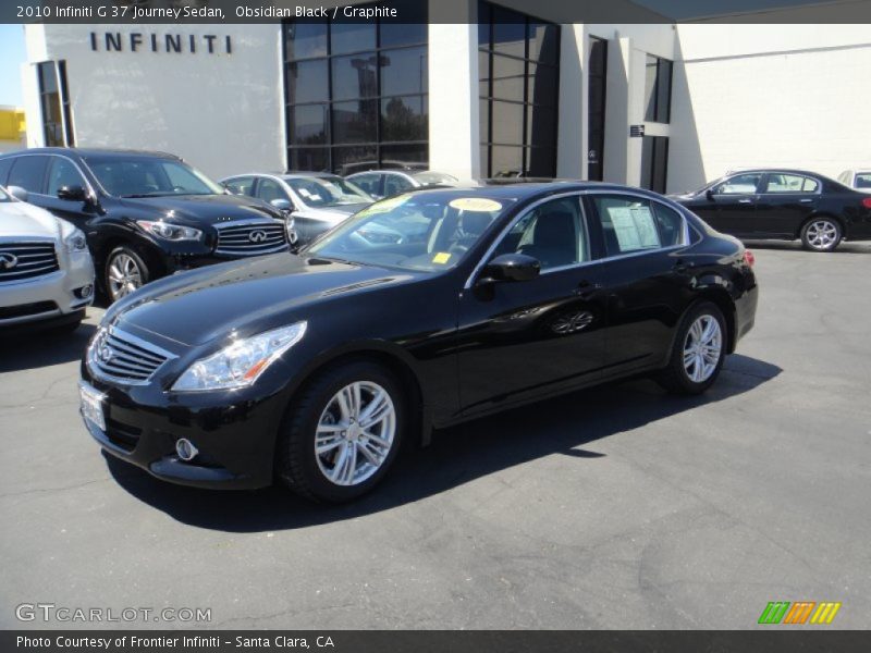 Obsidian Black / Graphite 2010 Infiniti G 37 Journey Sedan