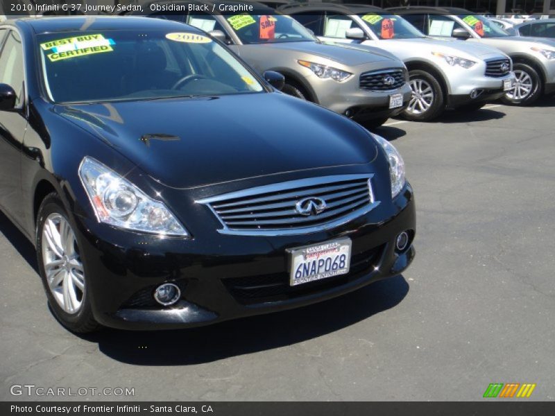 Obsidian Black / Graphite 2010 Infiniti G 37 Journey Sedan