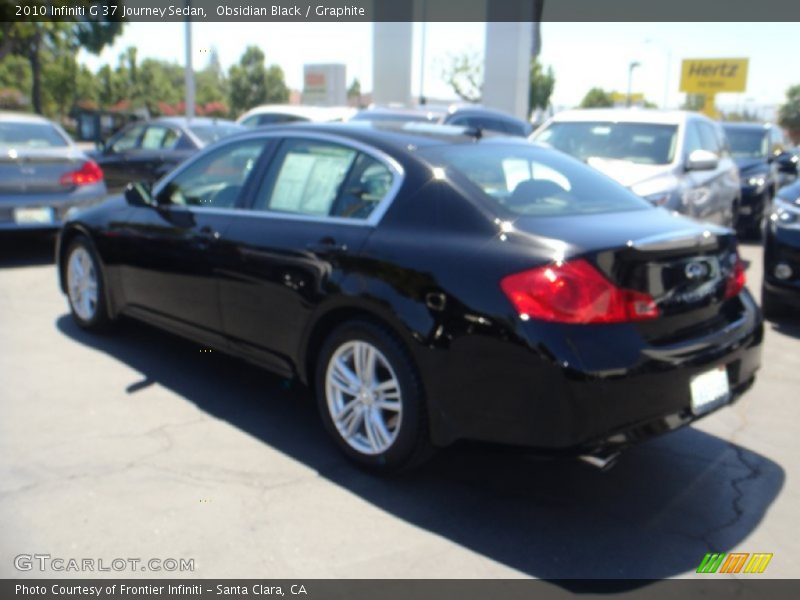 Obsidian Black / Graphite 2010 Infiniti G 37 Journey Sedan