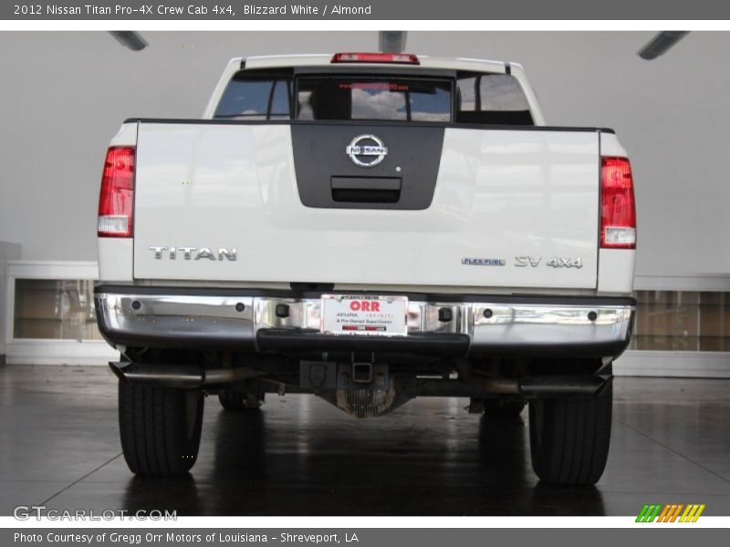 Blizzard White / Almond 2012 Nissan Titan Pro-4X Crew Cab 4x4