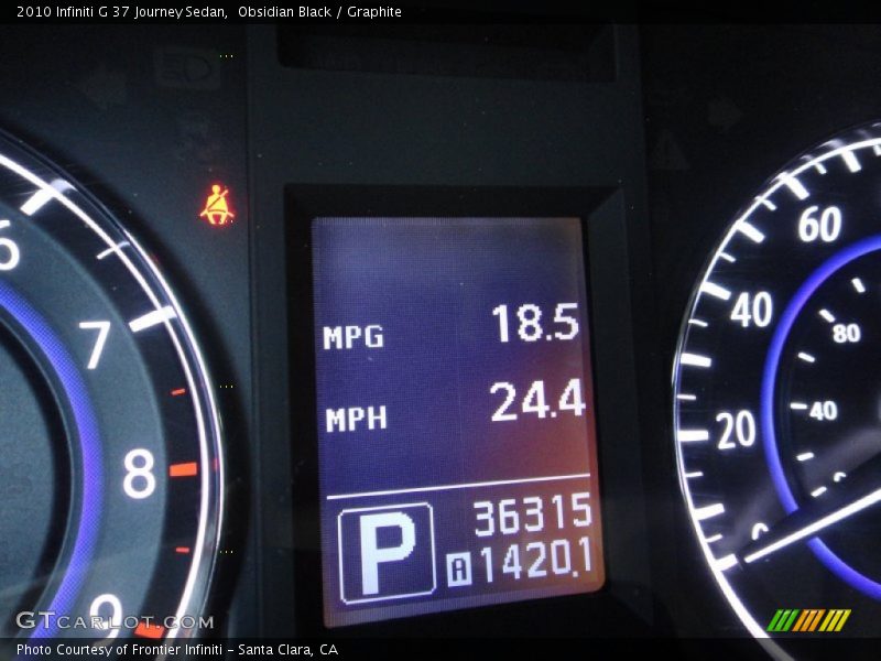 Obsidian Black / Graphite 2010 Infiniti G 37 Journey Sedan