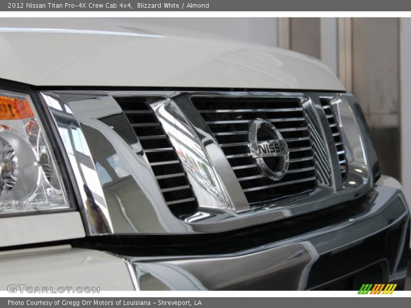 Blizzard White / Almond 2012 Nissan Titan Pro-4X Crew Cab 4x4