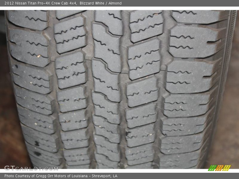 Blizzard White / Almond 2012 Nissan Titan Pro-4X Crew Cab 4x4