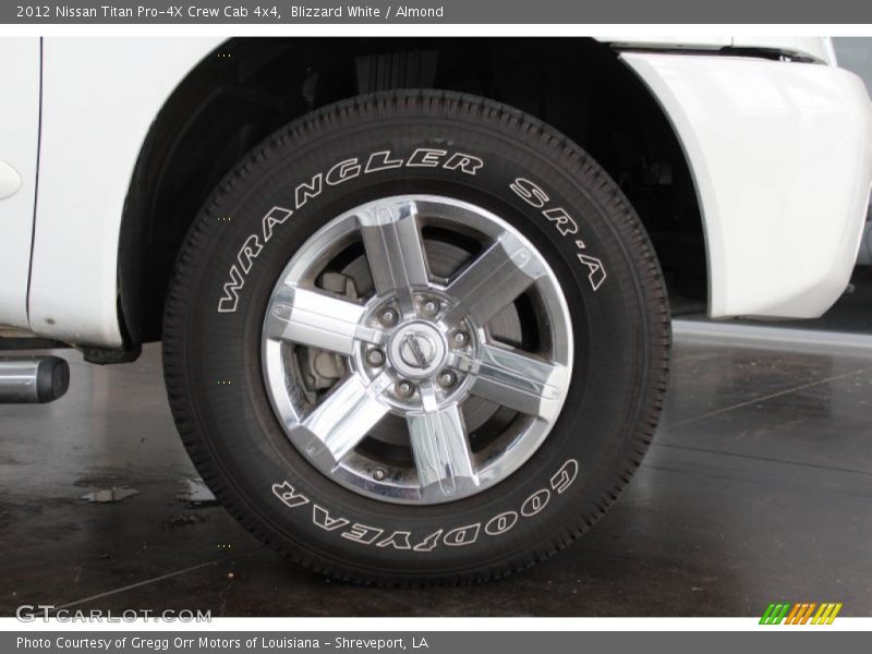 Blizzard White / Almond 2012 Nissan Titan Pro-4X Crew Cab 4x4